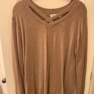 Tan sweater from local boutique!